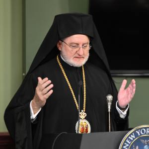 Archbishop Elpidophoros Invocation for the State Senate Chamber March 26, 2023 New York State Capitol