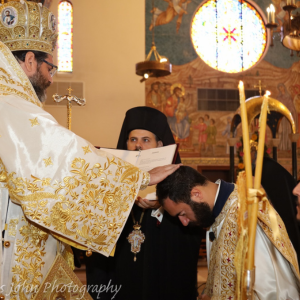 Metropolitan Apostolos Bestows Offikion of Archdeacon to Deacon Konstaninos Loukas