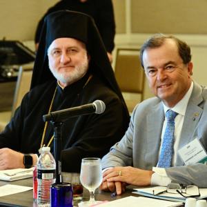 Archbishop Elpidophoros Invocation – Paternal Exhortation - Benediction Board of Trustees Meeting 33rd Annual Leadership 100 Conference