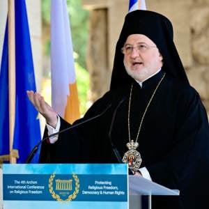 Archbishop Elpidophoros of America Remarks at the Official Opening of the 4th Archon International Conference on Religious Freedom