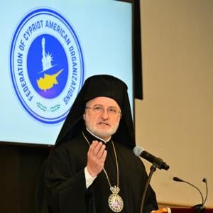 His Eminence Archbishop Elpidophoros Greetings at the Cultural Event «ΗΡΩΩΝ ΔΟΞΑ ΚΑΙ ΤΙΜΗ» Commemorating The 69th Anniversary of the E.O.K.A Liberation Struggle 1955-1959 from British Colonial Rule March 30, 2024