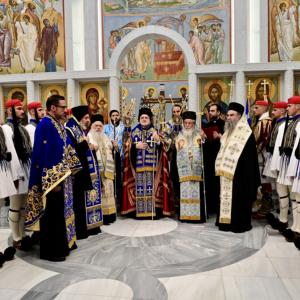 Archbishop Elpidophoros of America Welcomes the Presidential Guard of the Hellenic Republic to New York City