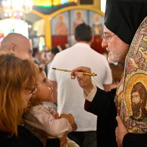 Archbishop Elpidophoros Homily for the Service Holy Unction Great and Holy Wednesday – May 1, 2024 Saints Catherine and George Greek Orthodox Church