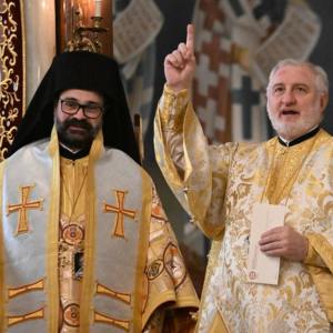 Archbishop Elpidophoros Homily at the Divine Liturgy – Veneration of the Cross April 7, 2025 Annunciation Greek Orthodox Cathedral Chicago, Illinois