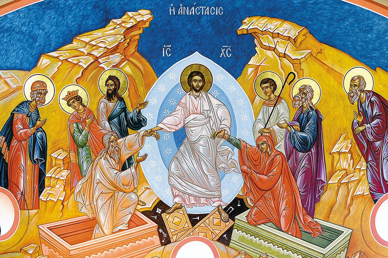 greek resurrection icon