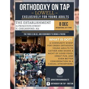 Orthodoxy on Tap in Lowell, MA