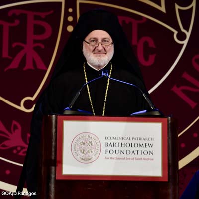 Remarks by His Eminence Archbishop Elpidophoros of America at the Ecumenical Patriarch Bartholomew Foundation Founders’ Dinner Order of Saint Andrew – Archons of the Ecumenical Patriarchate