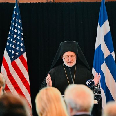 Remarks and Invocation At the Luncheon Offered by the Greek-American Community In Honor of His Excellency Kyriakos Mitsotakis, Prime Minister of the Hellenic Republic