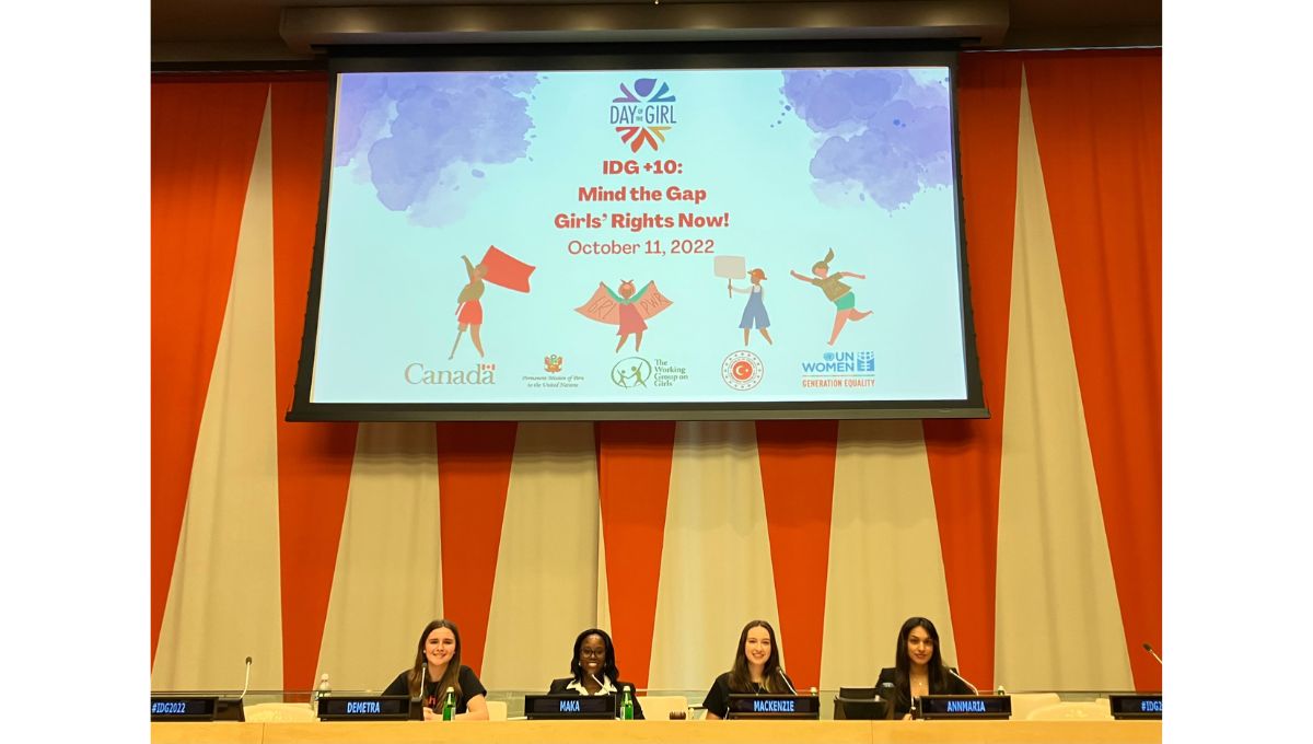 GOA Girl Advocate Speaks at United Nations