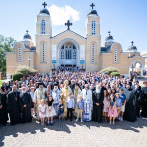 Archbishop Elpidophoros celebrated the Divine Liturgy at Holy Trinity Greek Orthodox Cathedral in Charlotte, NC