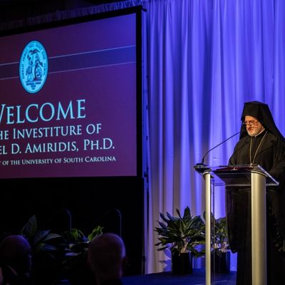 Remarks, Invocation, & Benediction at Celebratory Dinner on the Occasion of the Investiture of Michael Amiridis, President of the University of South Carolina