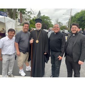 Archbishop Elpidophoros Visits Saint Paul Cathedral Festival