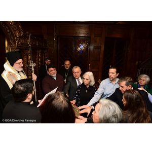 Archbishop Elpidophoros Offers Affirmation of Office to St. Michael's Home Board